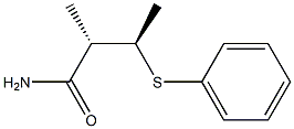 (2S,3R)-3-Phenylthio-2-methylbutanamide 구조식 이미지