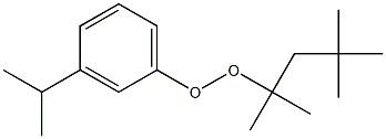 3-Isopropylphenyl 1,1,3,3-tetramethylbutyl peroxide Structure