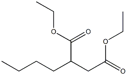 Hexane-1,2-dicarboxylic acid diethyl ester Structure