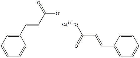Dicinnamic acid calcium salt Structure