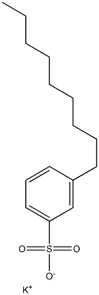 3-Nonylbenzenesulfonic acid potassium salt Structure