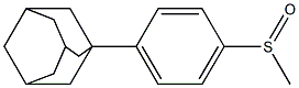 1-[4-(Methylsulfinyl)phenyl]adamantane Structure