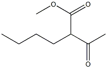 2-Butyl-3-oxobutyric acid methyl ester Structure