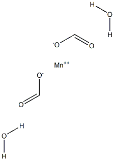 Manganese diformate dihydrate Structure