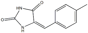 4-(4-Methylbenzylidene)imidazolidine-2,5-dione 구조식 이미지