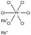Rubidium hexachloroplatinate(IV) 구조식 이미지