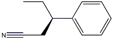 (R)-3-Phenylpentanenitrile 구조식 이미지