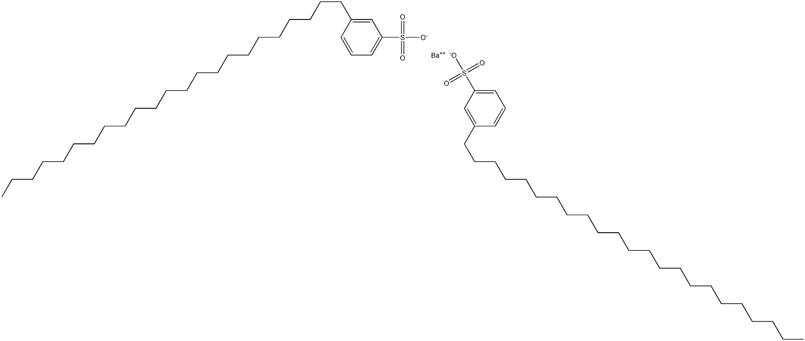 Bis(3-tricosylbenzenesulfonic acid)barium salt 구조식 이미지