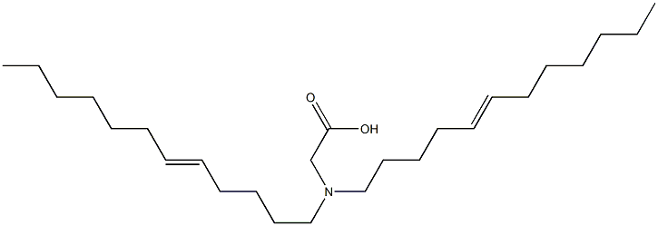 N,N-Di(5-dodecenyl)glycine 구조식 이미지