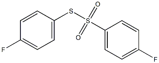 4-Fluorobenzenethiosulfonic acid S-(4-fluorophenyl) ester 구조식 이미지