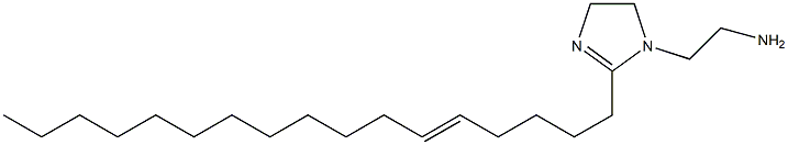 1-(2-Aminoethyl)-2-(5-heptadecenyl)-2-imidazoline 구조식 이미지