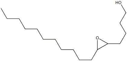 5,6-Epoxyheptadecan-1-ol 구조식 이미지