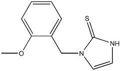 1-(2-Methoxybenzyl)-1H-imidazole-2(3H)-thione 구조식 이미지