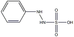 1-Phenylhydrazine-2-sulfonic acid 구조식 이미지