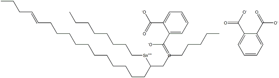 Bis[phthalic acid 1-(12-hexadecenyl)]dioctyltin(IV) salt 구조식 이미지