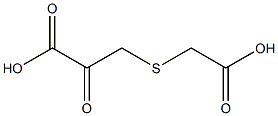 2-Oxo-4-thiaadipic acid Structure