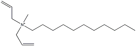 Di(2-propenyl)(methyl)(undecyl)aminium Structure