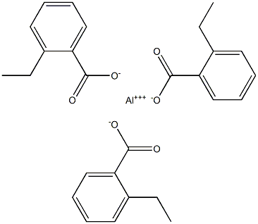 Tris(2-ethylbenzoic acid)aluminum salt 구조식 이미지