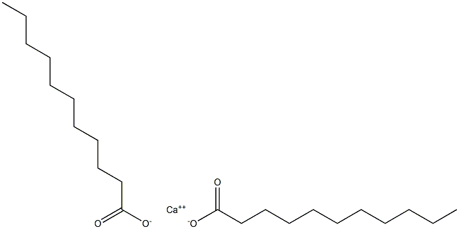 Diundecanoic acid calcium salt Structure