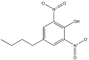 4-Butyl-2,6-dinitrophenol Structure