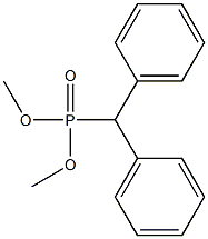 Diphenylmethylphosphonic acid dimethyl ester Structure