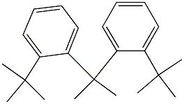 2,2-Bis(2-tert-butylphenyl)propane 구조식 이미지