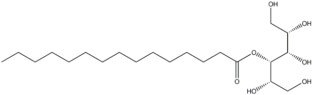 L-Mannitol 4-pentadecanoate Structure