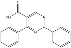 2,4-Diphenylpyrimidine-5-carboxylic acid Structure