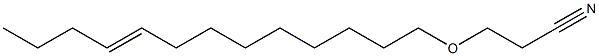 3-(9-Tridecenyloxy)propiononitrile 구조식 이미지