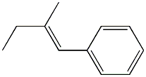 (E)-2-Methyl-1-phenyl-1-butene 구조식 이미지