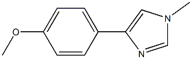 4-(4-Methoxyphenyl)-1-methyl-1H-imidazole Structure