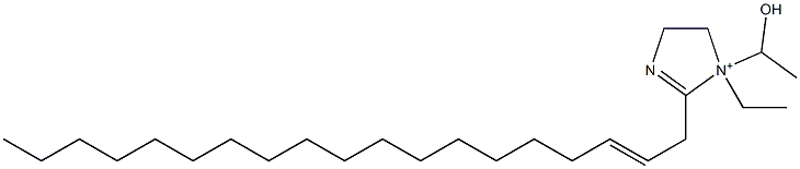 1-Ethyl-1-(1-hydroxyethyl)-2-(2-nonadecenyl)-2-imidazoline-1-ium Structure