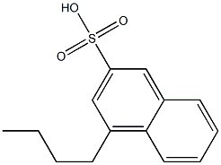 4-Butyl-2-naphthalenesulfonic acid Structure
