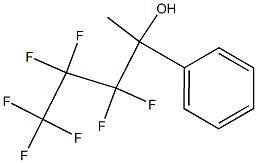 2-Phenyl-3,3,4,4,5,5,5-heptafluoro-2-pentanol 구조식 이미지