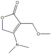 4-Dimethylamino-3-(methoxymethyl)-2(5H)-furanone Structure