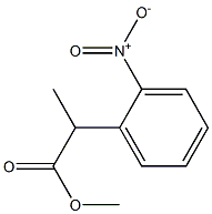 2-(2-Nitrophenyl)propanoic acid methyl ester 구조식 이미지