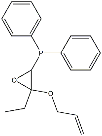 Diphenyl[(E)-2-(2-propenyloxy)-1-butenyl]phosphine oxide Structure