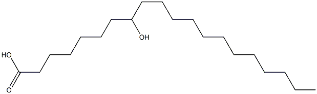 8-Hydroxyicosanoic acid 구조식 이미지