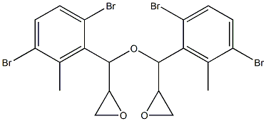 2,5-Dibromo-6-methylphenylglycidyl ether 구조식 이미지