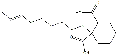 Cyclohexane-1,2-dicarboxylic acid hydrogen 1-(7-nonenyl) ester Structure
