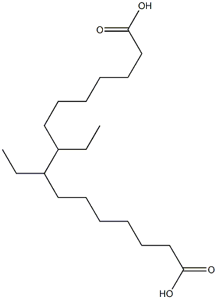 Diheptanoic acid 3,4-hexanediyl ester Structure