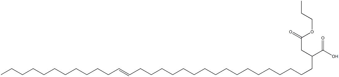 2-(18-Triacontenyl)succinic acid 1-hydrogen 4-propyl ester Structure