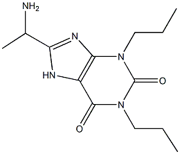 1,3-Dipropyl-8-(1-aminoethyl)xanthine Structure