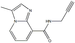 3-Methyl-N-(2-propynyl)imidazo[1,2-a]pyridine-8-carboxamide Structure