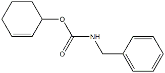 N-Benzylcarbamic acid 2-cyclohexenyl ester Structure