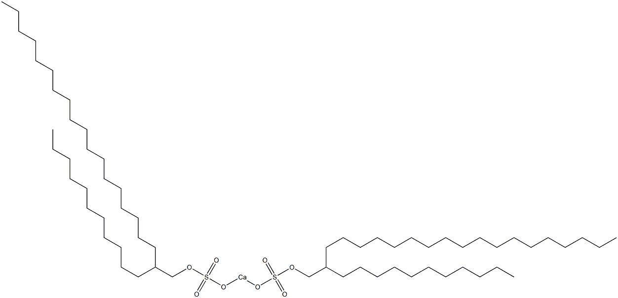 Bis(2-undecylicosyloxysulfonyloxy)calcium 구조식 이미지