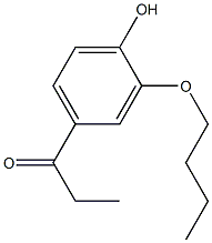 4-Propanoyl-2-butoxyphenol Structure