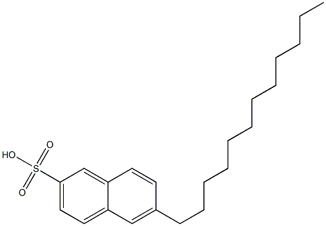 6-Dodecyl-2-naphthalenesulfonic acid 구조식 이미지