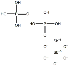 Phosphoric acid antimony(V) oxide salt 구조식 이미지