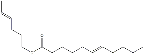 6-Undecenoic acid 4-hexenyl ester Structure